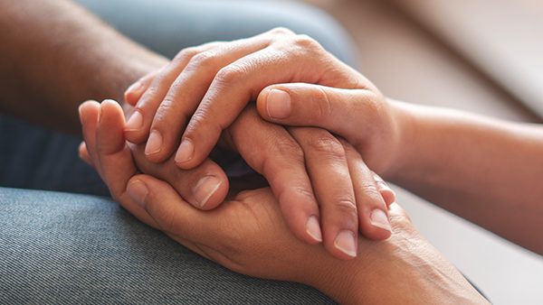 hands holding