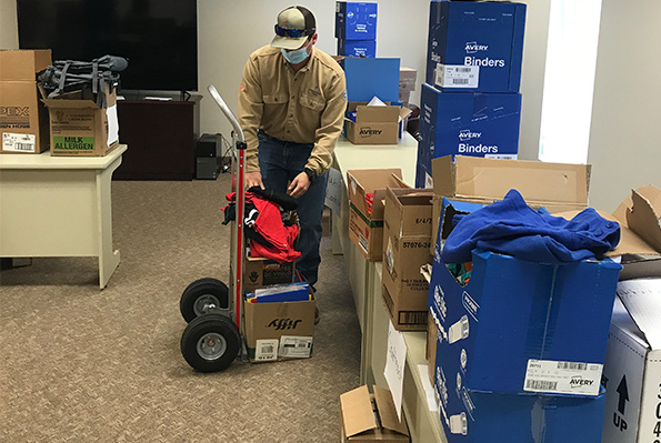 East Mississippi Community Connection volunteers delivering school supplies