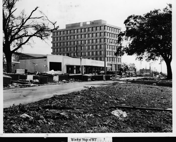 General Office after Hurricane Camille