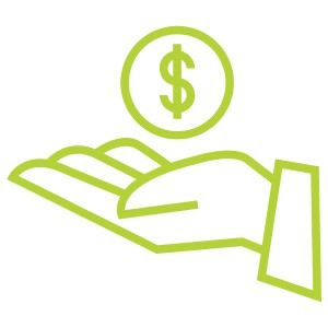 rebate money envelope icon