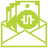 rebate money envelope icon