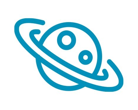 Planet Saturn Icon