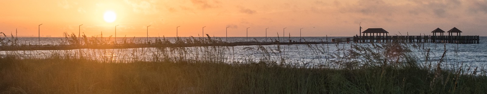 Sunset over Gulf of Mexico