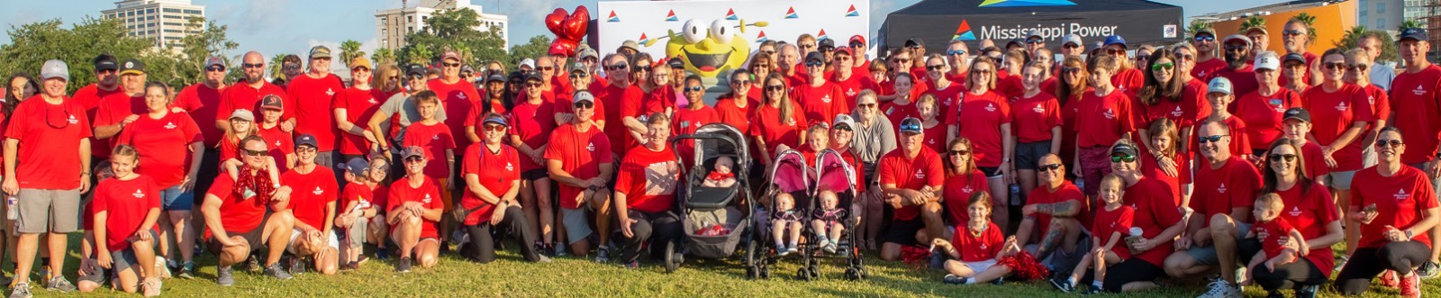 Mississippi Power volunteers gathered