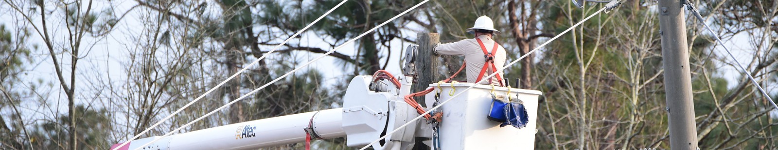 Lineman at work