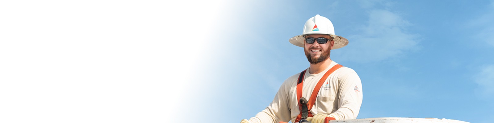 photo of lineman outside