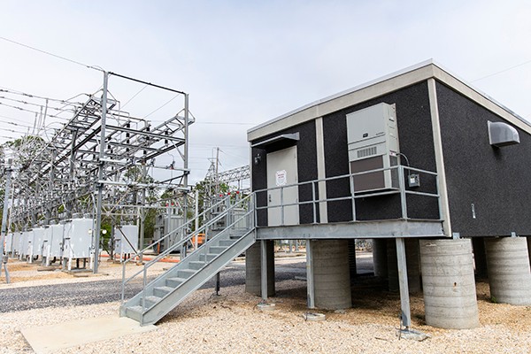 elevated substation
