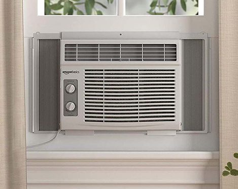 house with window ac unit